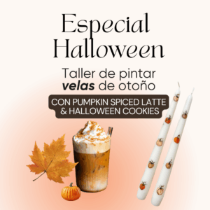 Especial Halloween - Taller de pintar velas - 25 de octubre (AGOTADO)
